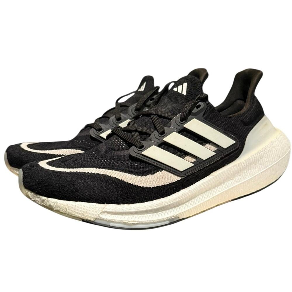 Adidas Ultraboost Light 23 Black White Running Shoes HQ6340 Men's Size 10.5